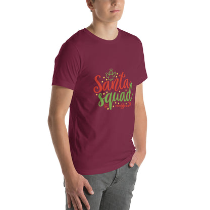 Santa Squad Christmas – Candy Cane Unisex T-Shirt