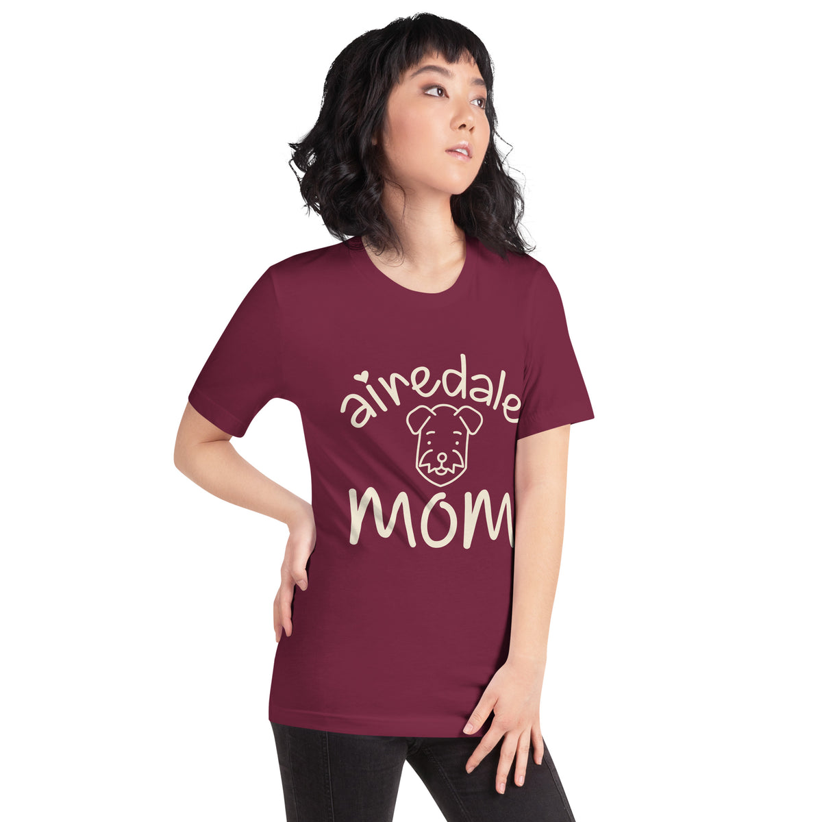 Airedale Mom Unisex T-Shirt