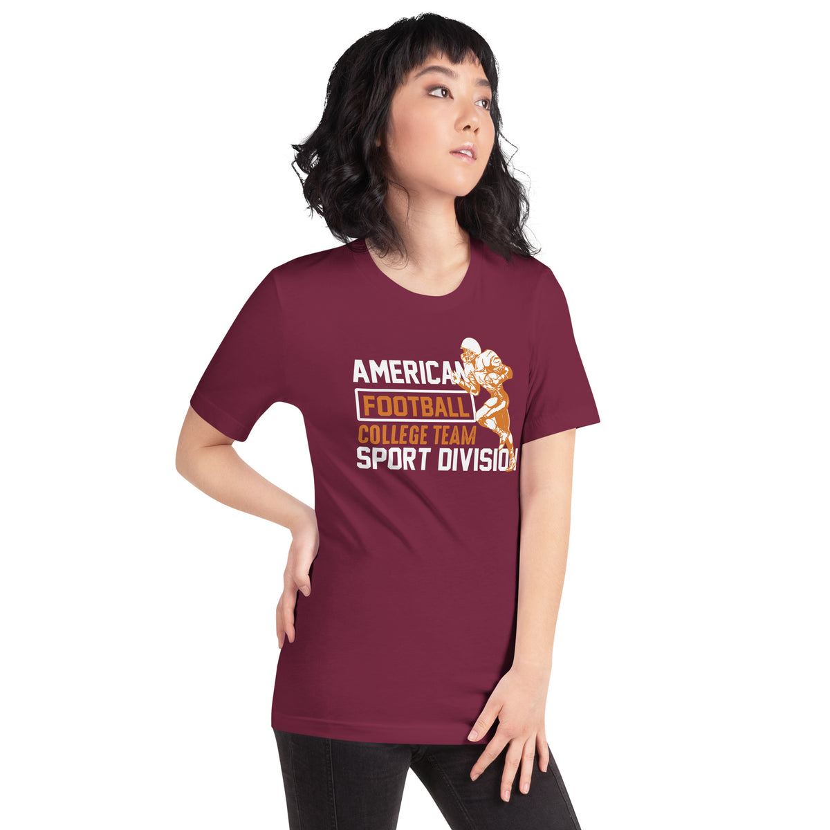 American Football College Team Sport Division Unisex T-Shirt