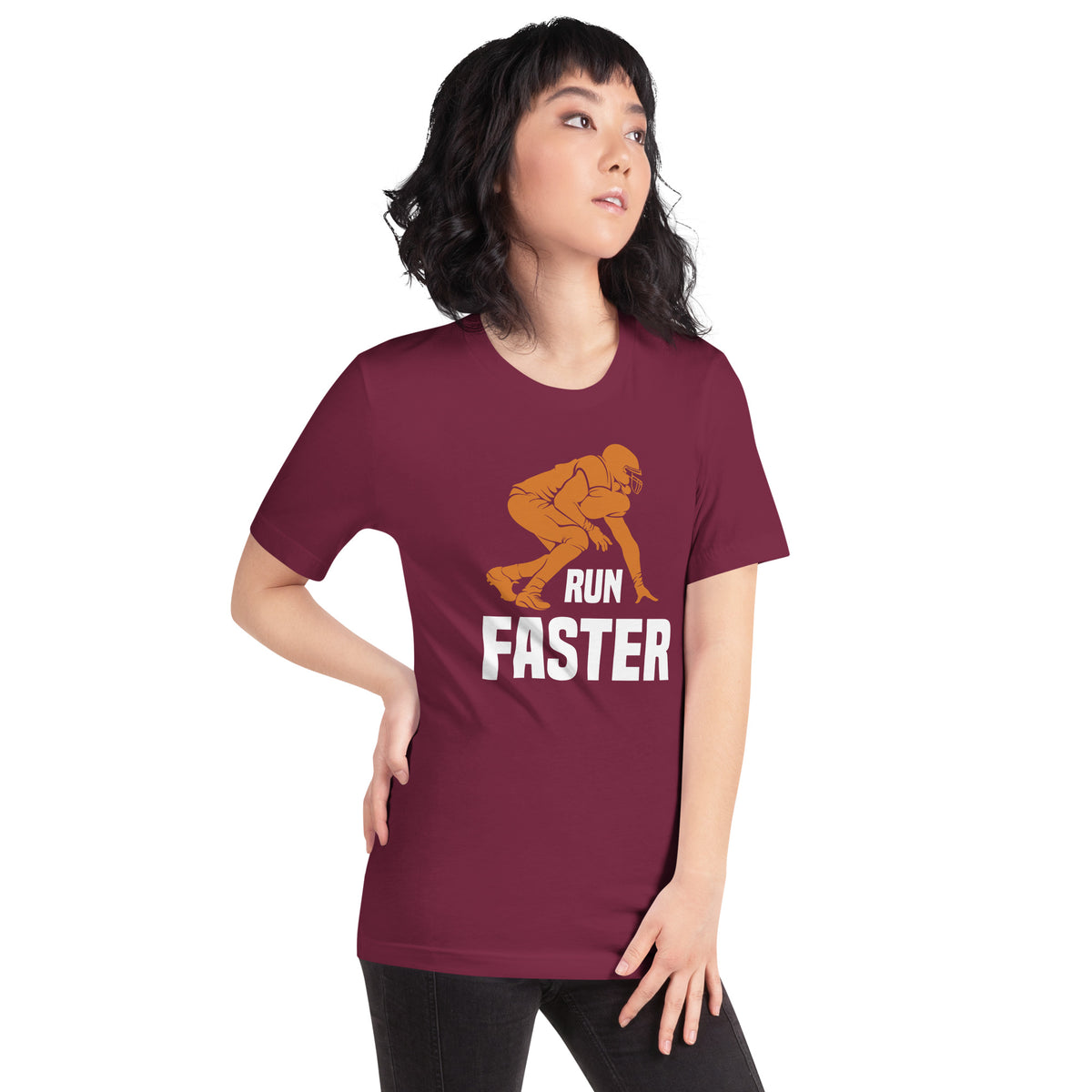 Run Faster Football Unisex T-Shirt