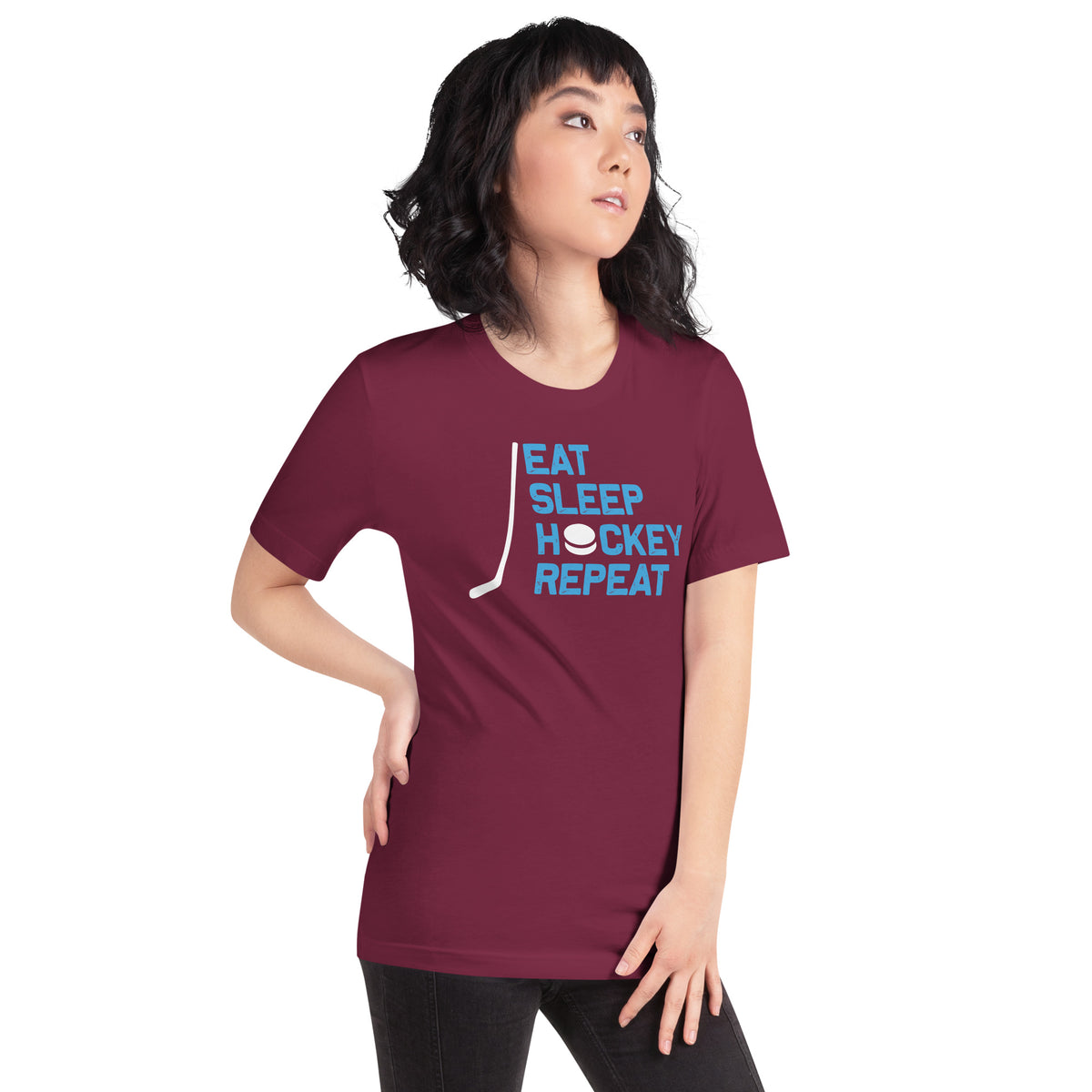 Eat Sleep Hockey Repeat Unisex T-Shirt