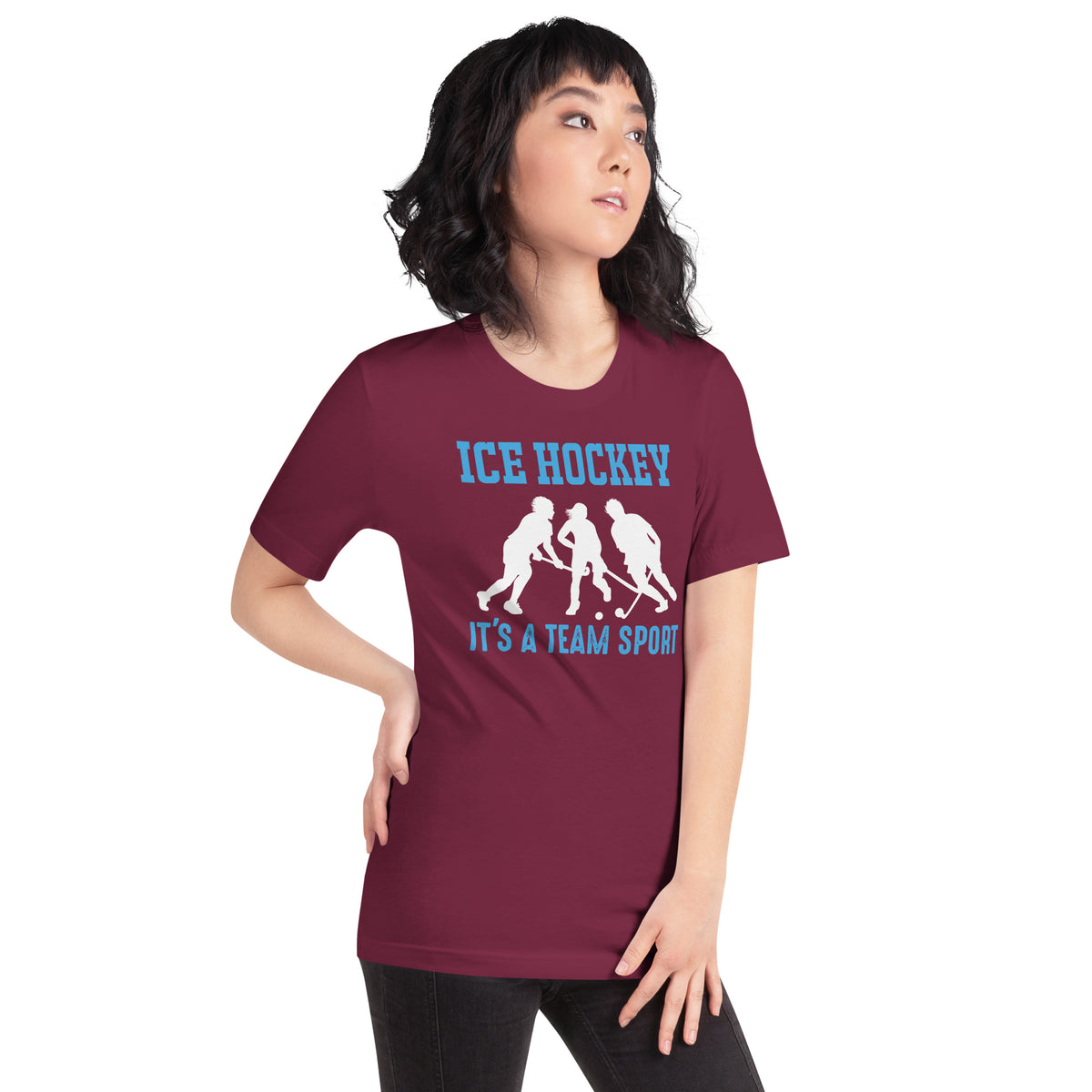 Ice Hockey It's a Team Sport Unisex T-Shirt