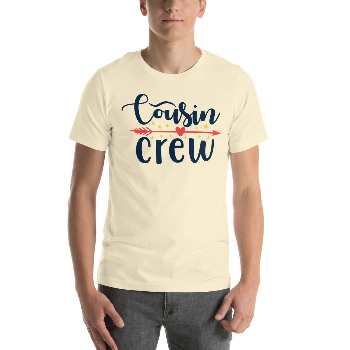 Cousin Crew Christmas – Arrow Script Unisex T-Shirt