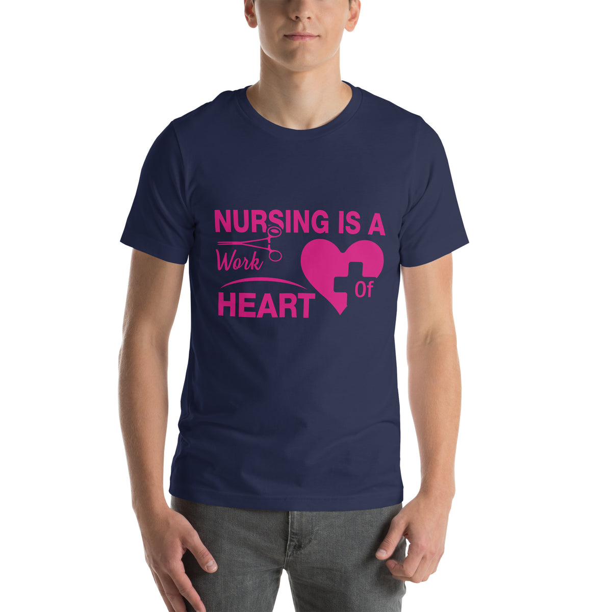 Nursing Is a Work of Heart Unisex T-Shirt