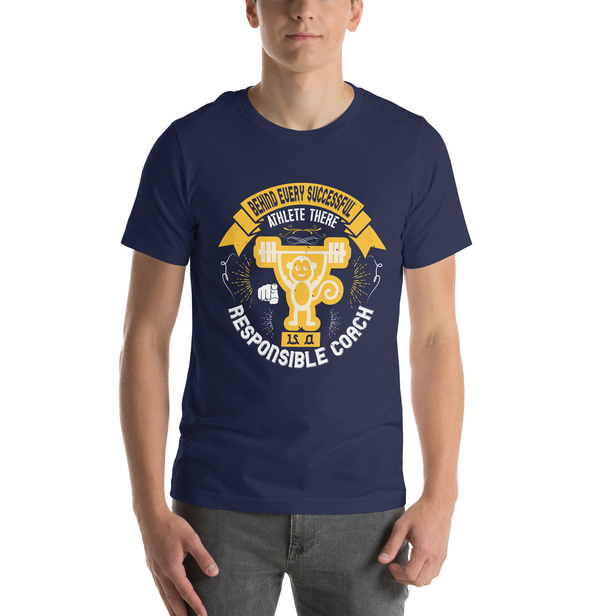 Behind Every Successful Athlete There Is a Responsible Coach Unisex T-Shirt