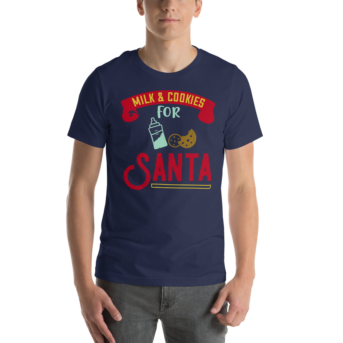 Milk & Cookies for Santa Christmas Unisex T-Shirt
