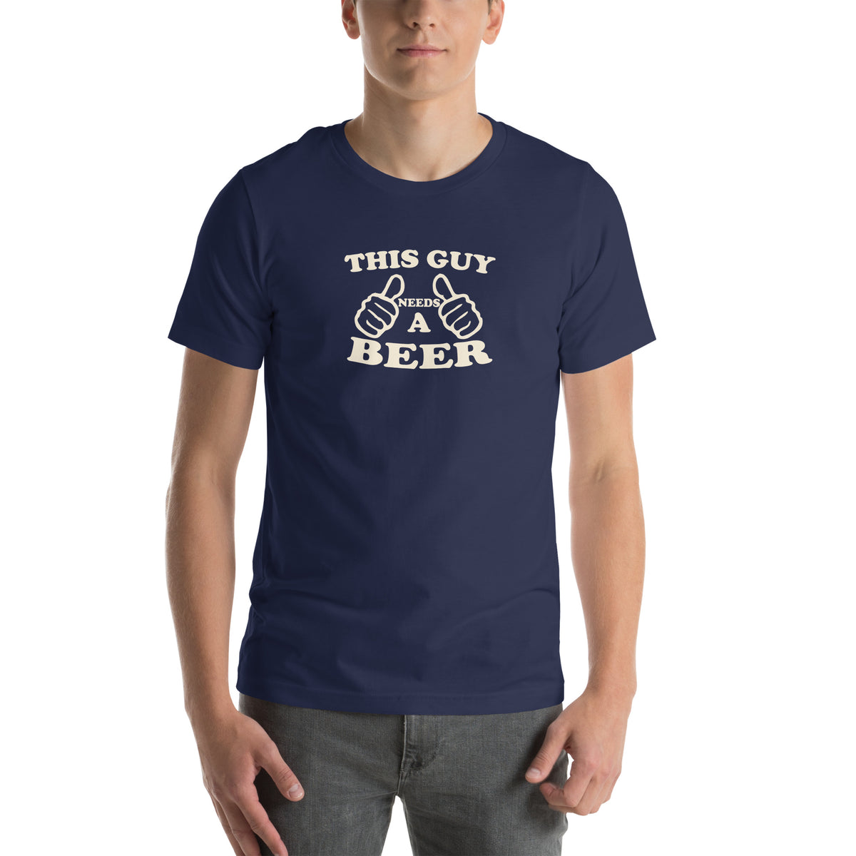 This Guy Needs a Beer Unisex T-Shirt