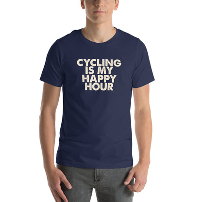 Cycling Is My Happy Hour Unisex T-Shirt