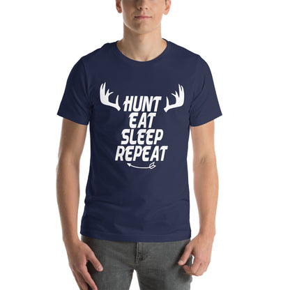 Hunt Eat Sleep Repeat Unisex T-Shirt