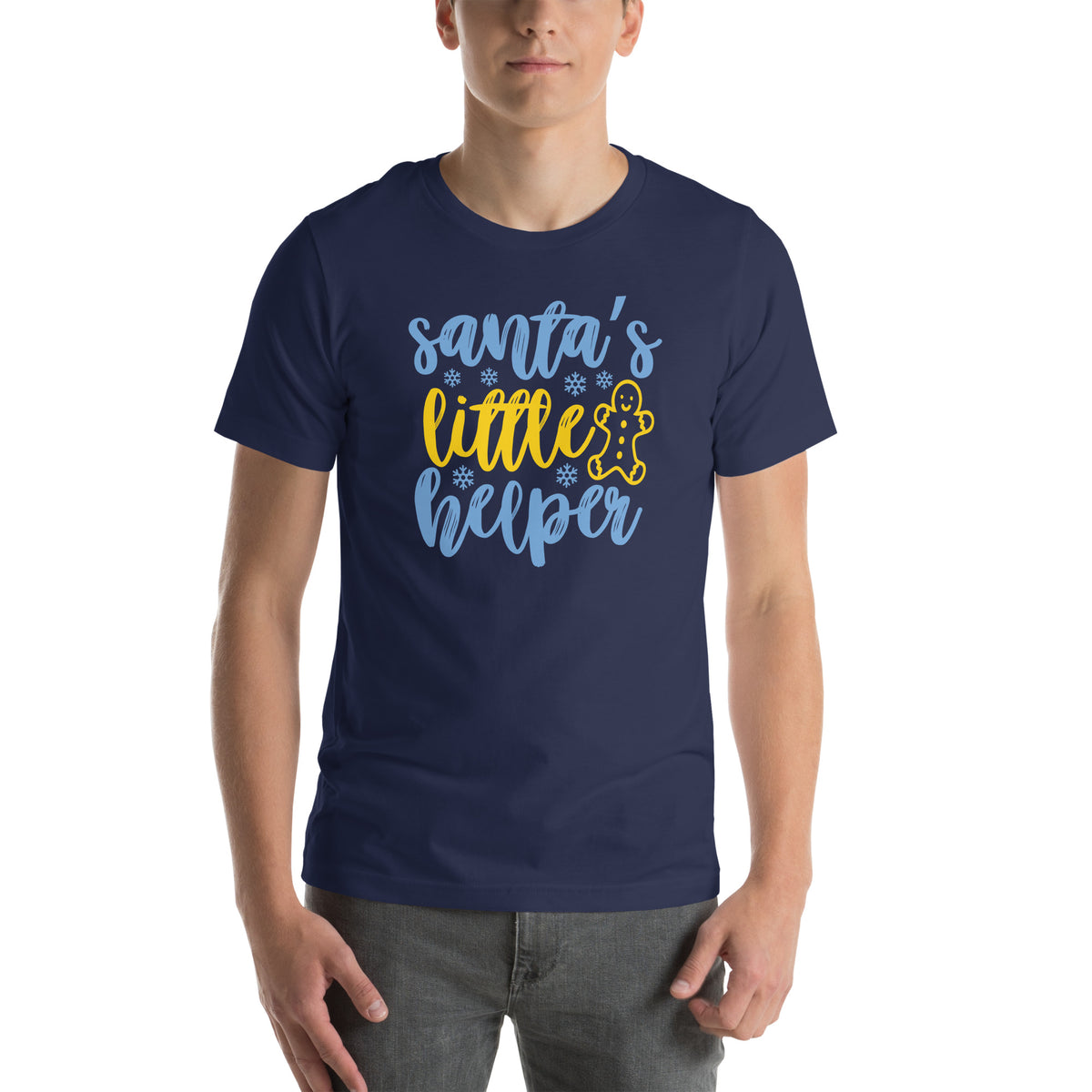 Santa's Little Helper Christmas – Gingerbread Unisex T-Shirt
