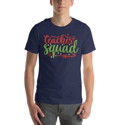 Teacher Squad Christmas – Candy Cane Unisex T-Shirt