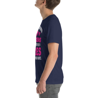 A Heart That Never Hardens, a Temper That Never Tires, a Touch That Never Hurts Nurse Unisex T-Shirt