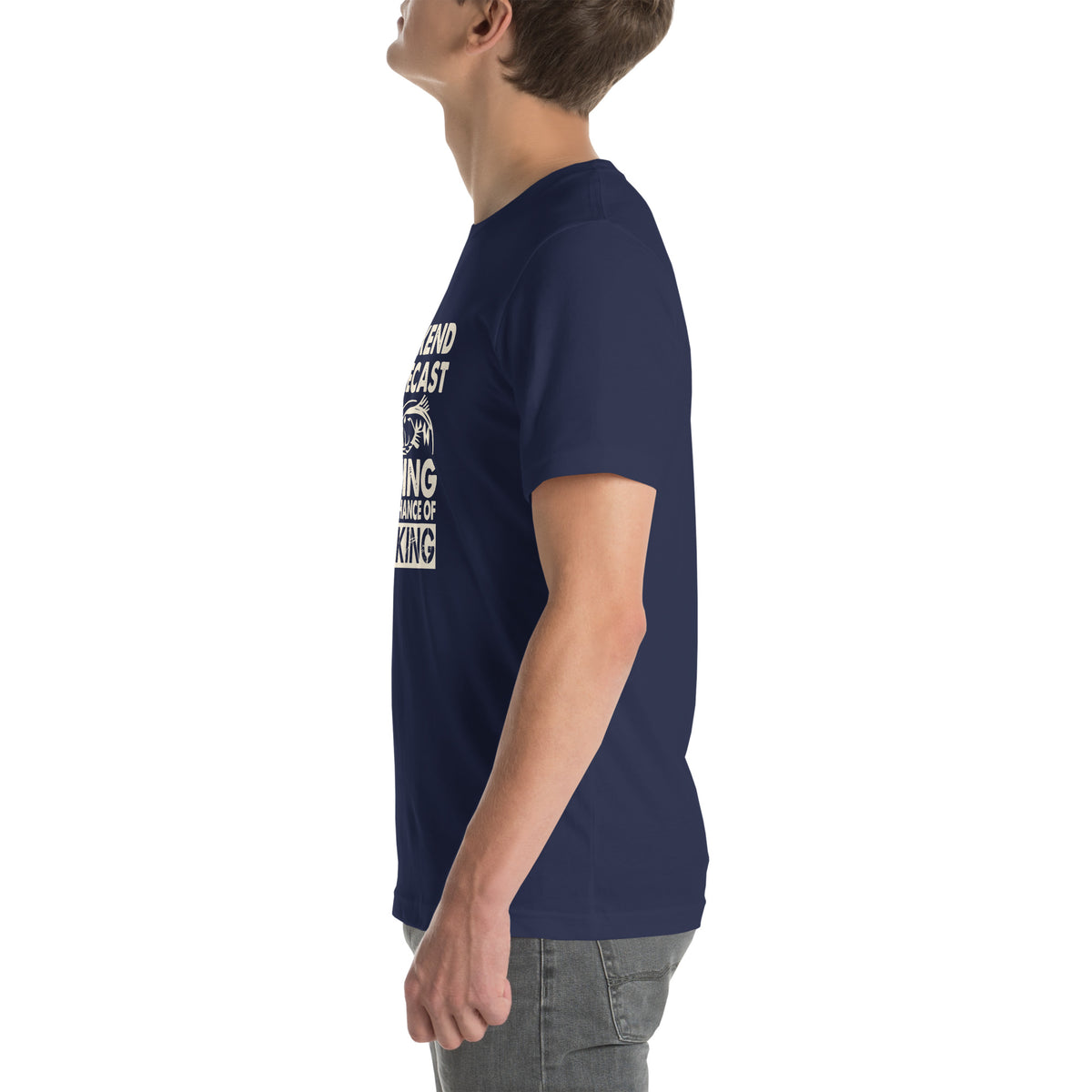 Weekend Forecast: Fishing with a Chance of Drinking Unisex T-Shirt