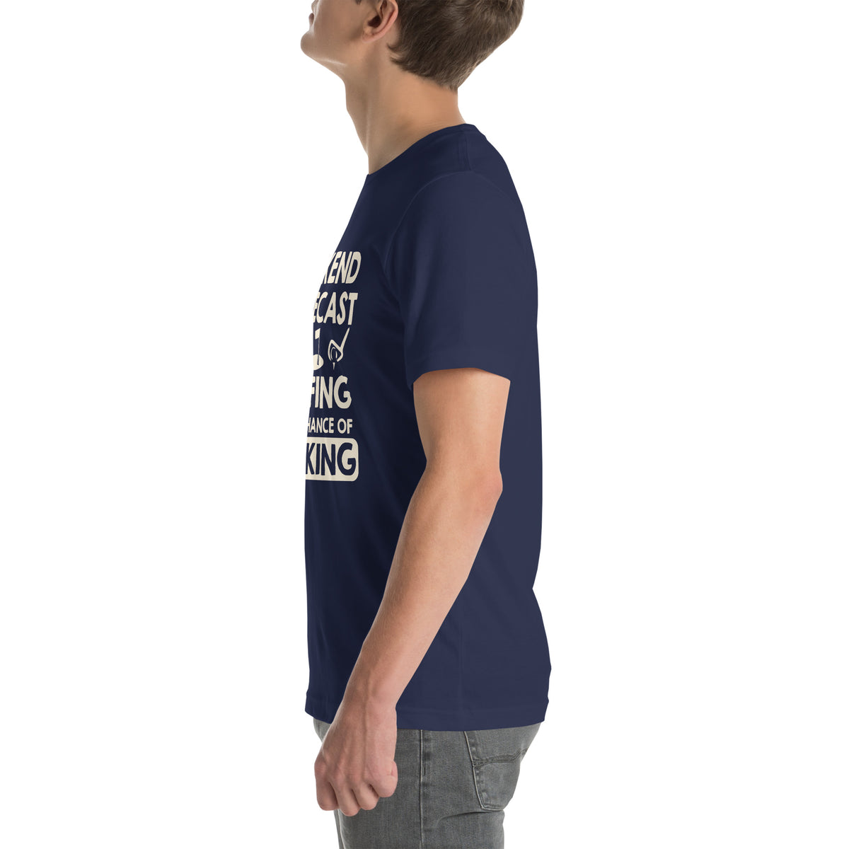 Weekend Forecast: Golfing with a Chance of Drinking Unisex T-Shirt