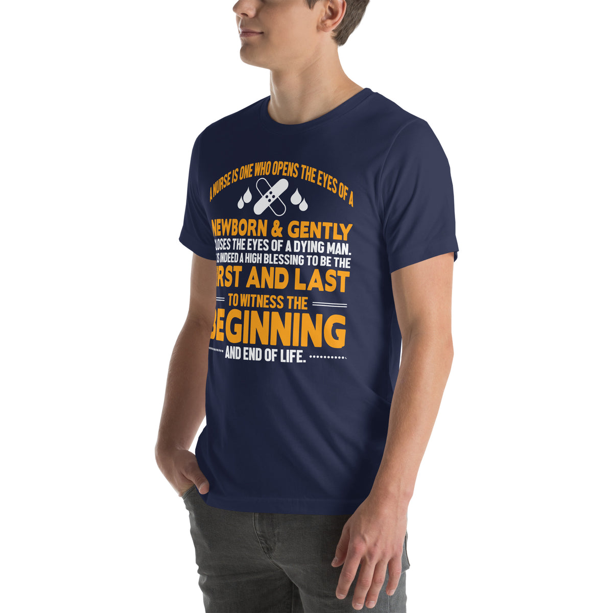 A Nurse Witnesses the Beginning and End of Life Unisex T-Shirt