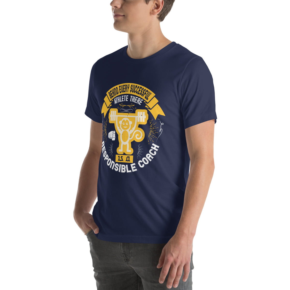 Behind Every Successful Athlete There Is a Responsible Coach Unisex T-Shirt