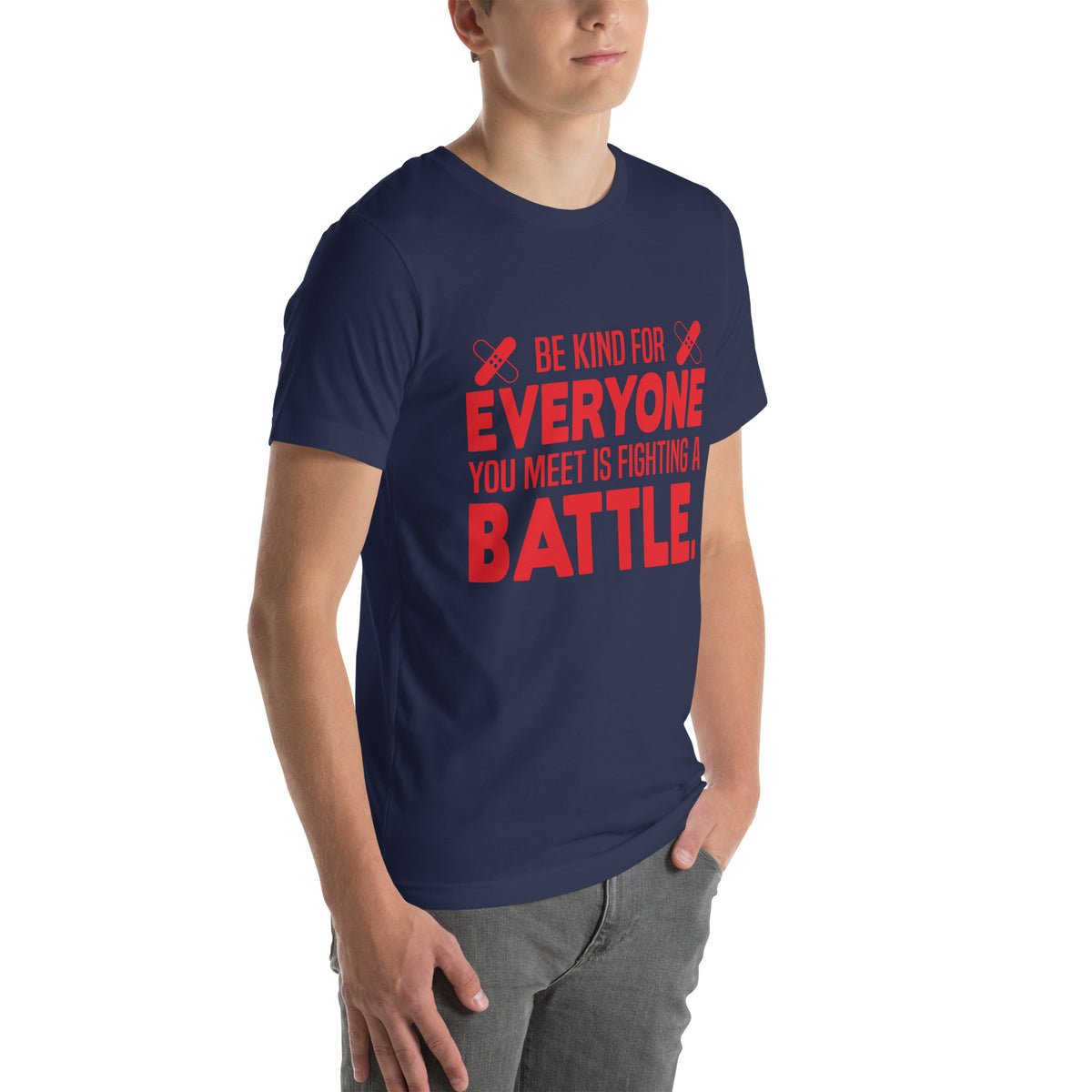 Be Kind, Everyone You Meet Is Fighting a Battle Nurse Unisex T-Shirt