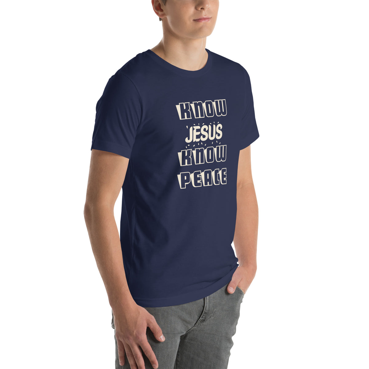 Know Jesus Know Peace Unisex T-Shirt