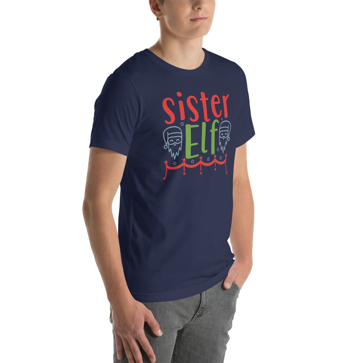 Sister Elf Christmas Unisex T-Shirt