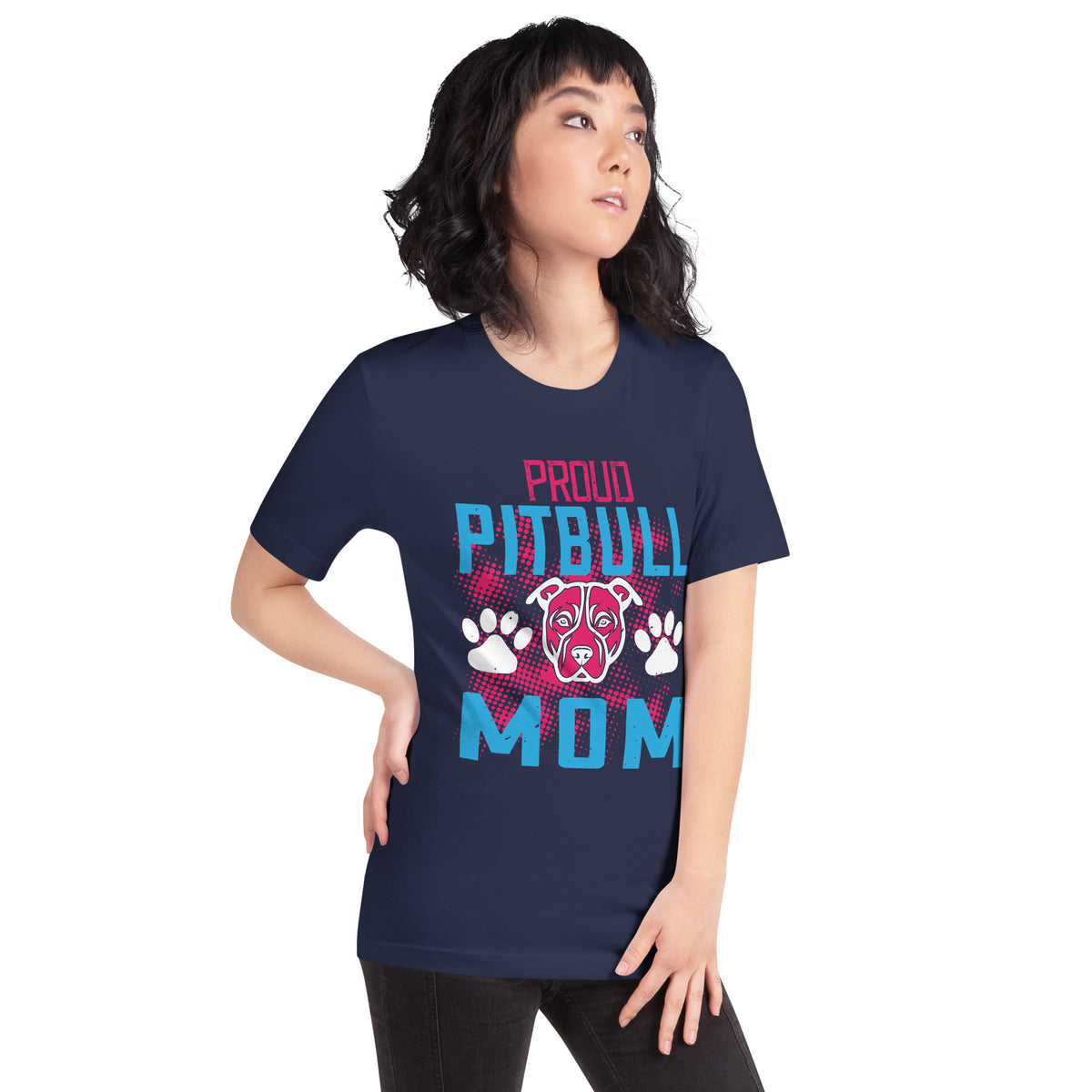 Proud Pitbull Mom Unisex T-Shirt