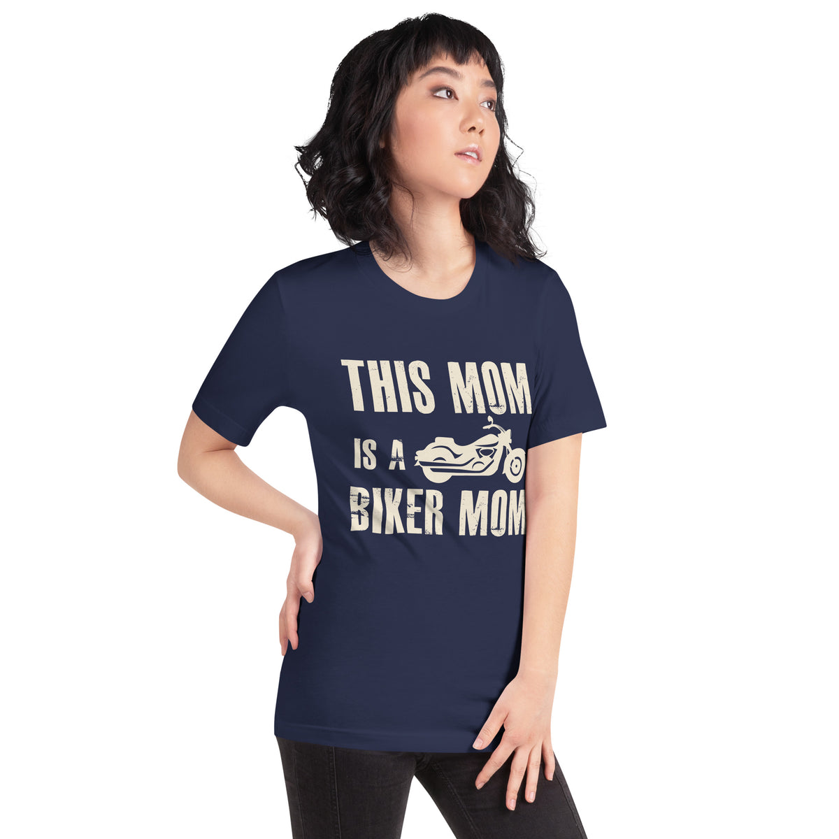 This Mom Is a Biker Mom Unisex T-Shirt