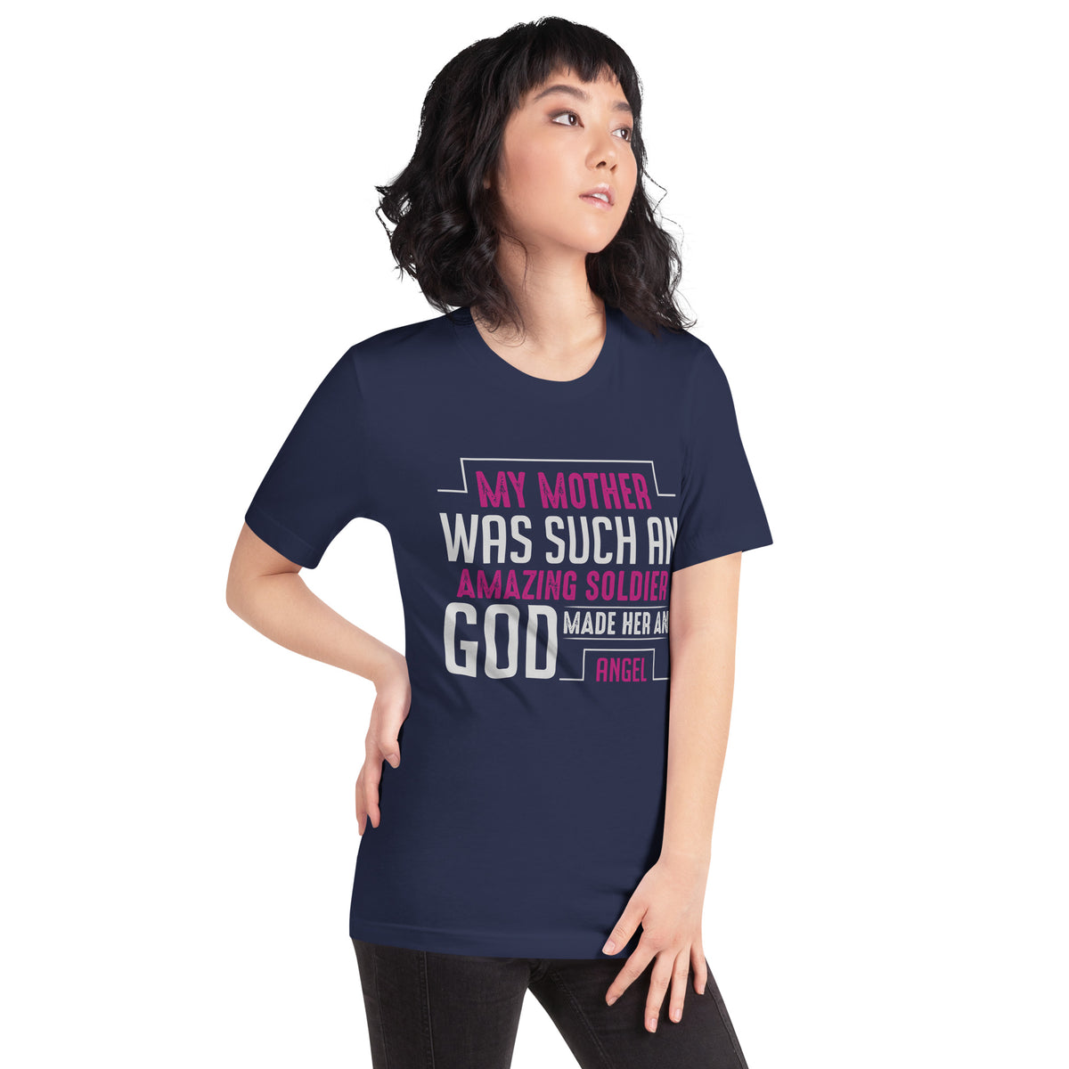 My Mother Was Such an Amazing Soldier, God Made Her an Angel Unisex T-Shirt