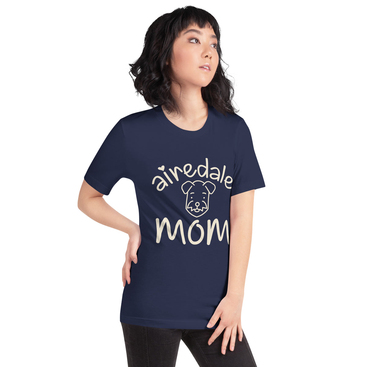 Airedale Mom Unisex T-Shirt