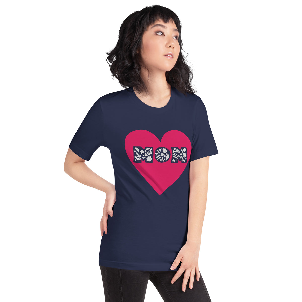 Mom – Big Heart Unisex T-Shirt