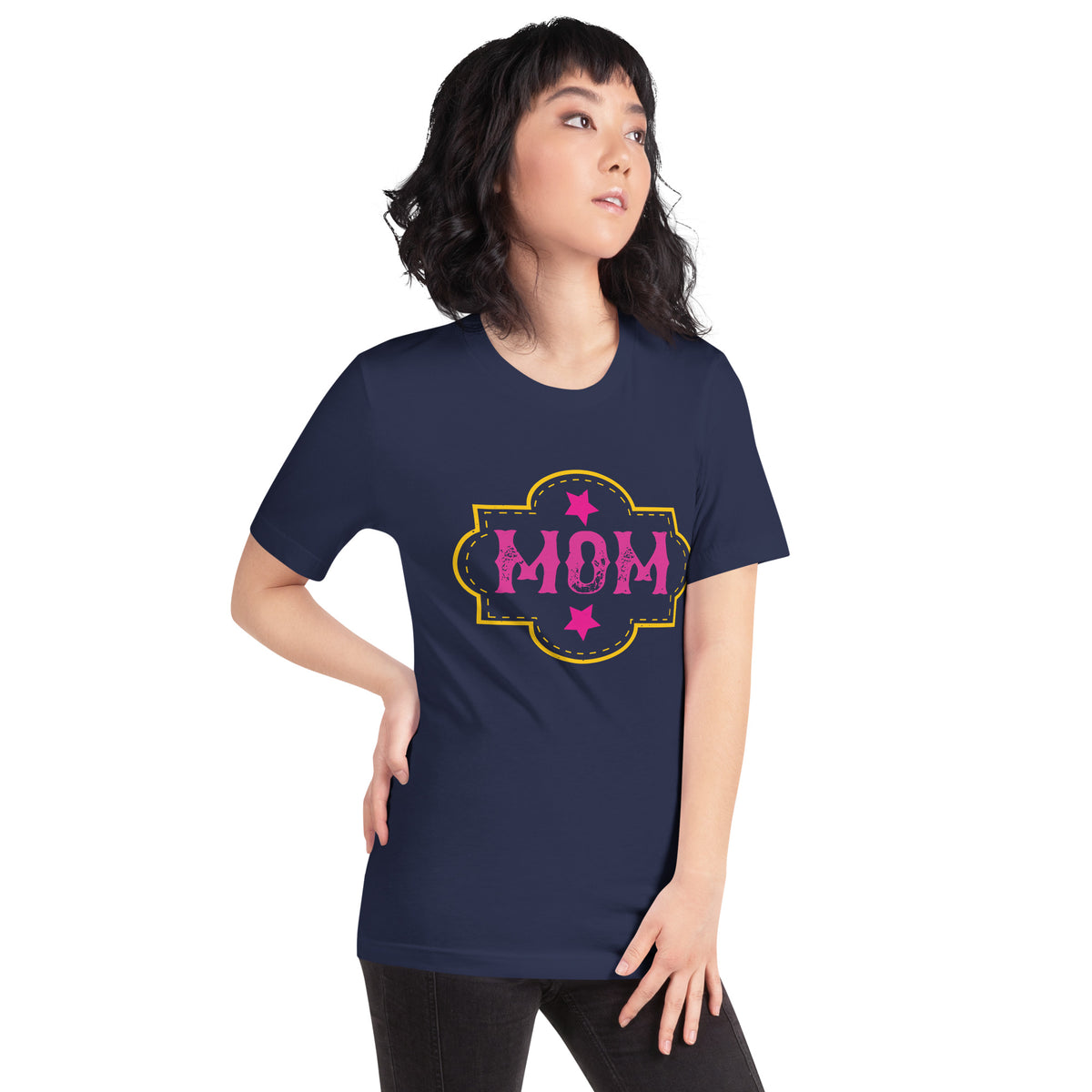 Mom – Gold Frame Unisex T-Shirt