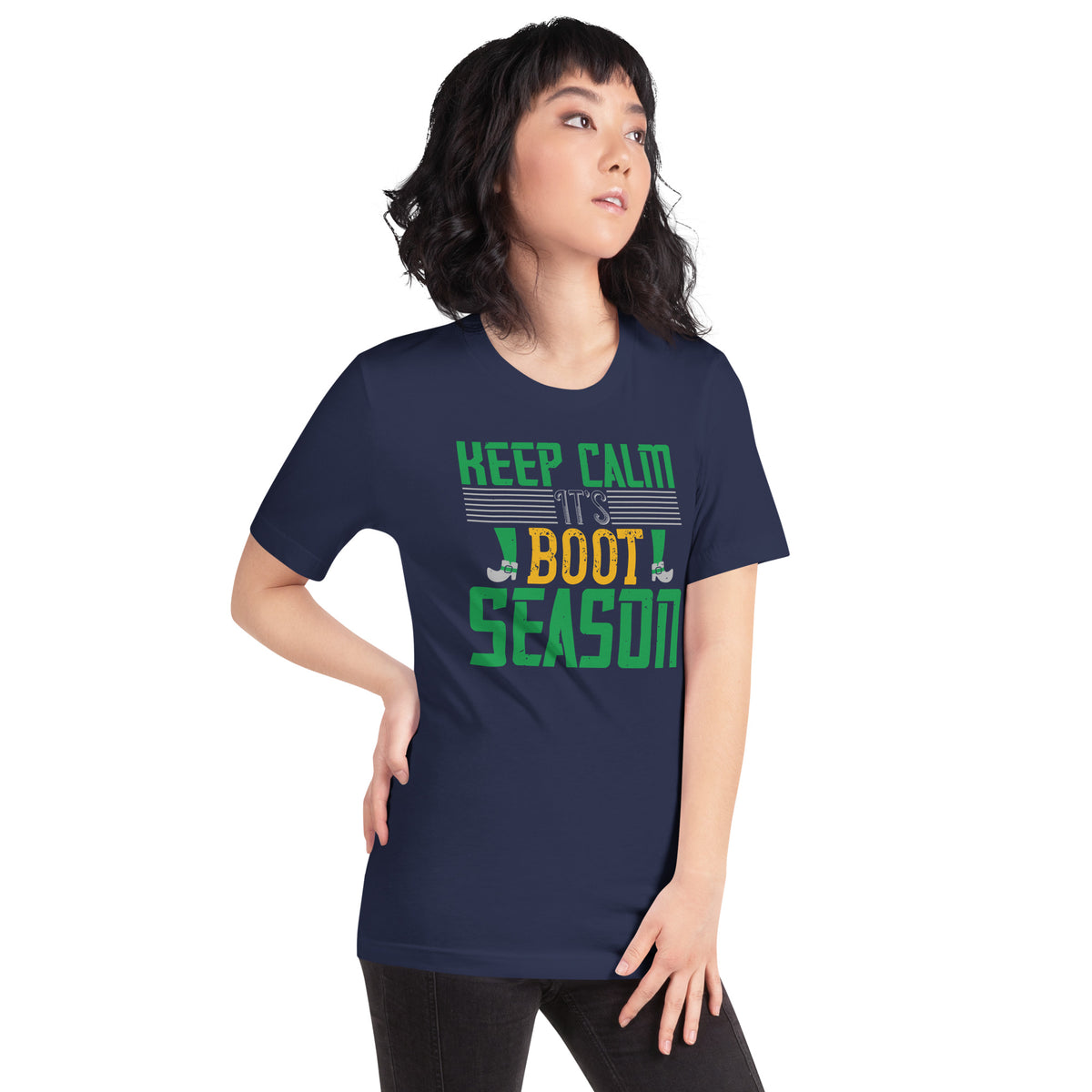 Keep Calm It's Boot Season St. Patrick's Day Unisex T-Shirt
