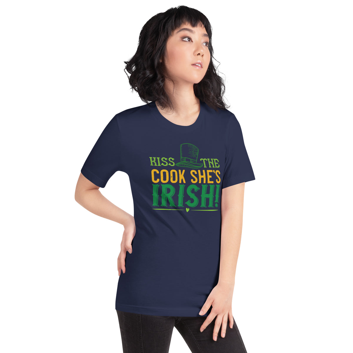 Kiss the Cook, She's Irish! St. Patrick's Day Unisex T-Shirt