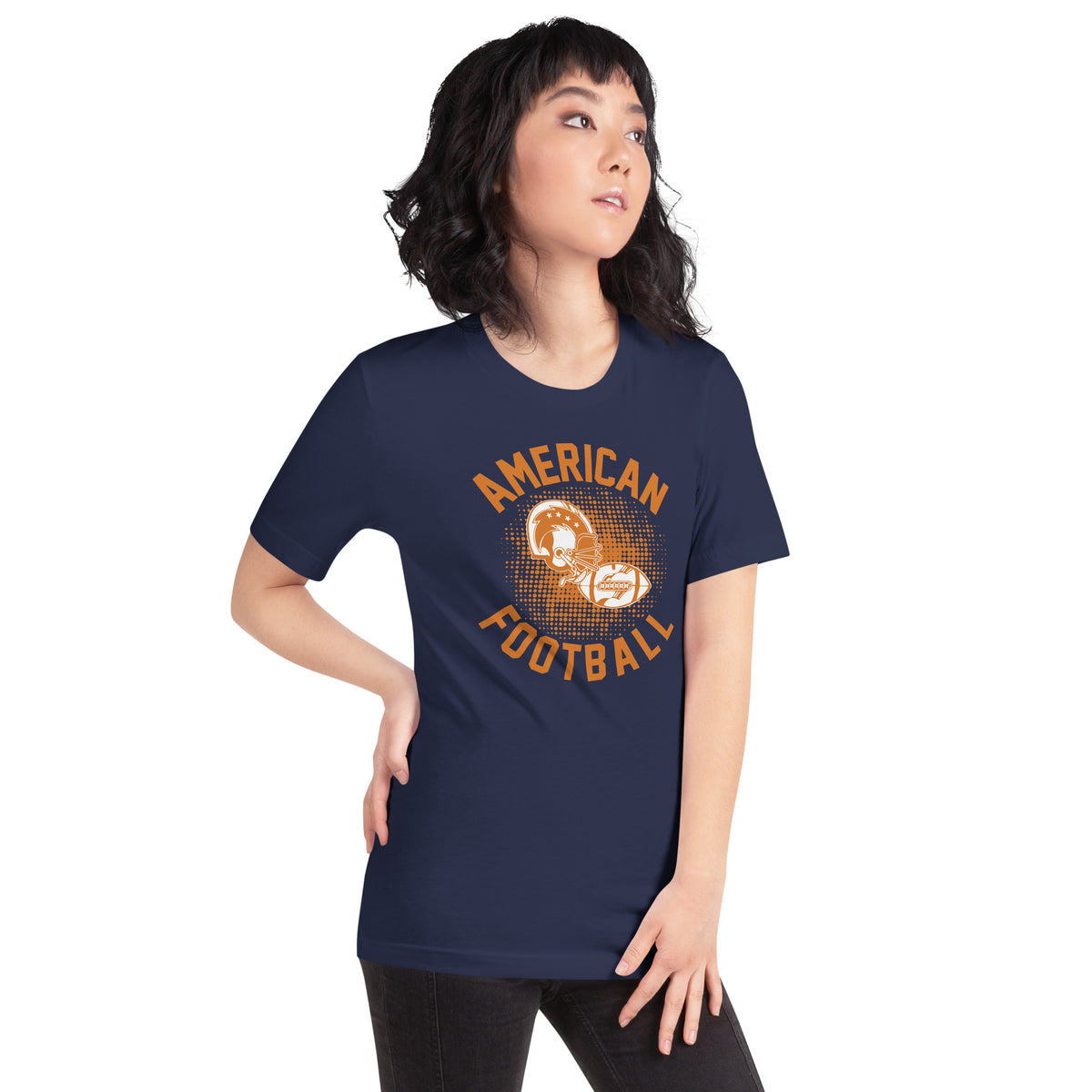 American Football Retro Helmet Unisex T-Shirt