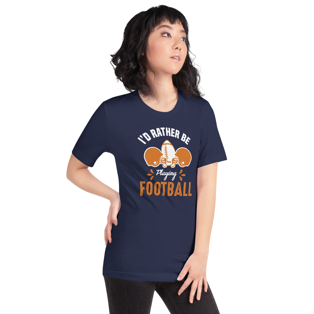 I'd Rather Be Playing Football Unisex T-Shirt
