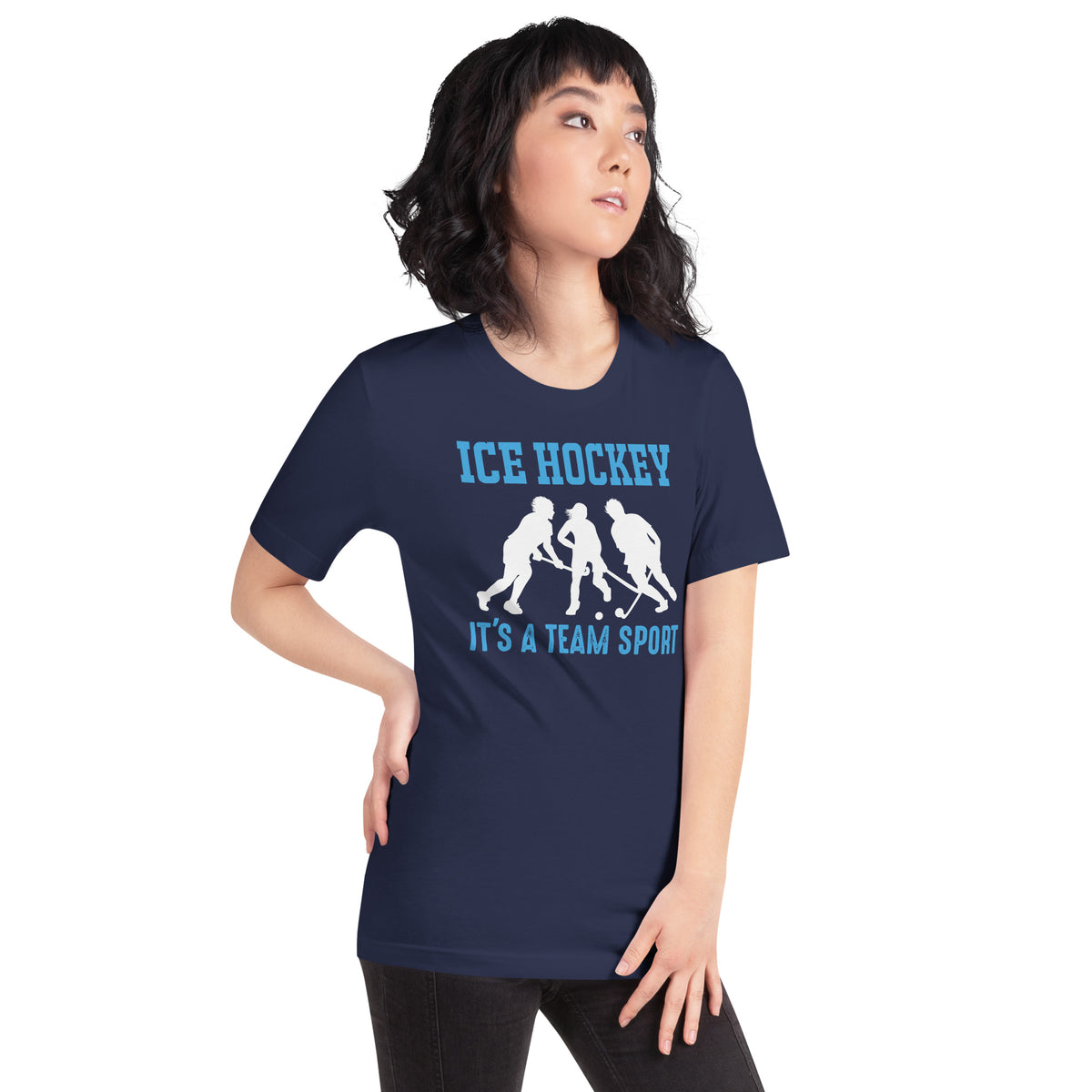 Ice Hockey It's a Team Sport Unisex T-Shirt