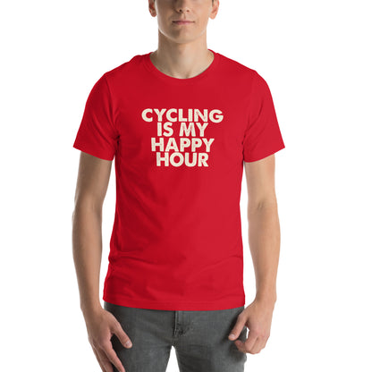 Cycling Is My Happy Hour Unisex T-Shirt