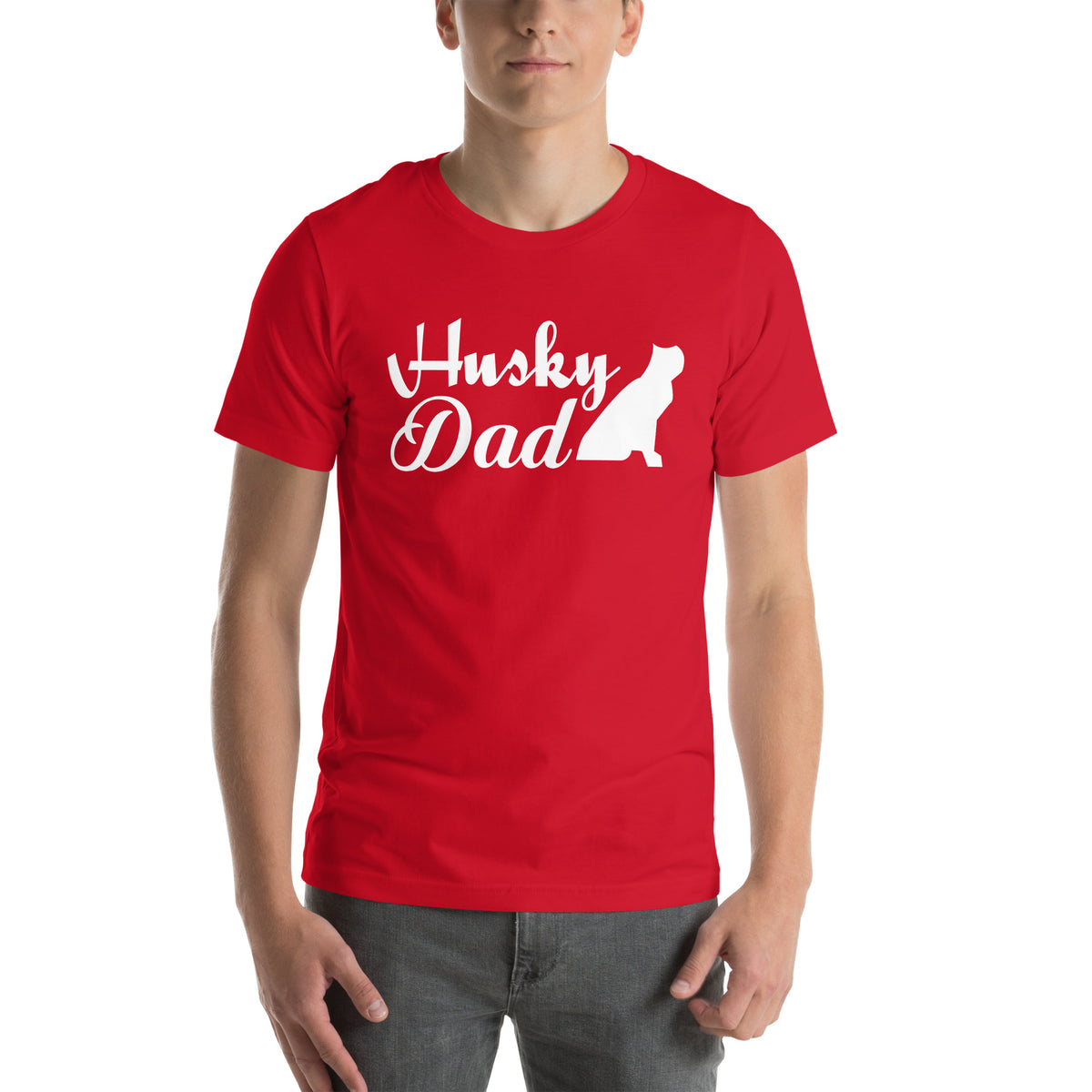 Husky Dad Unisex T-Shirt