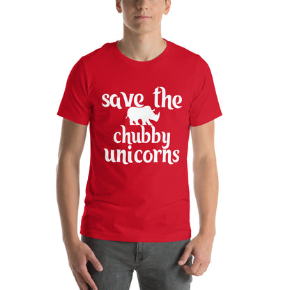 Save the Chubby Unicorns Unisex T-Shirt