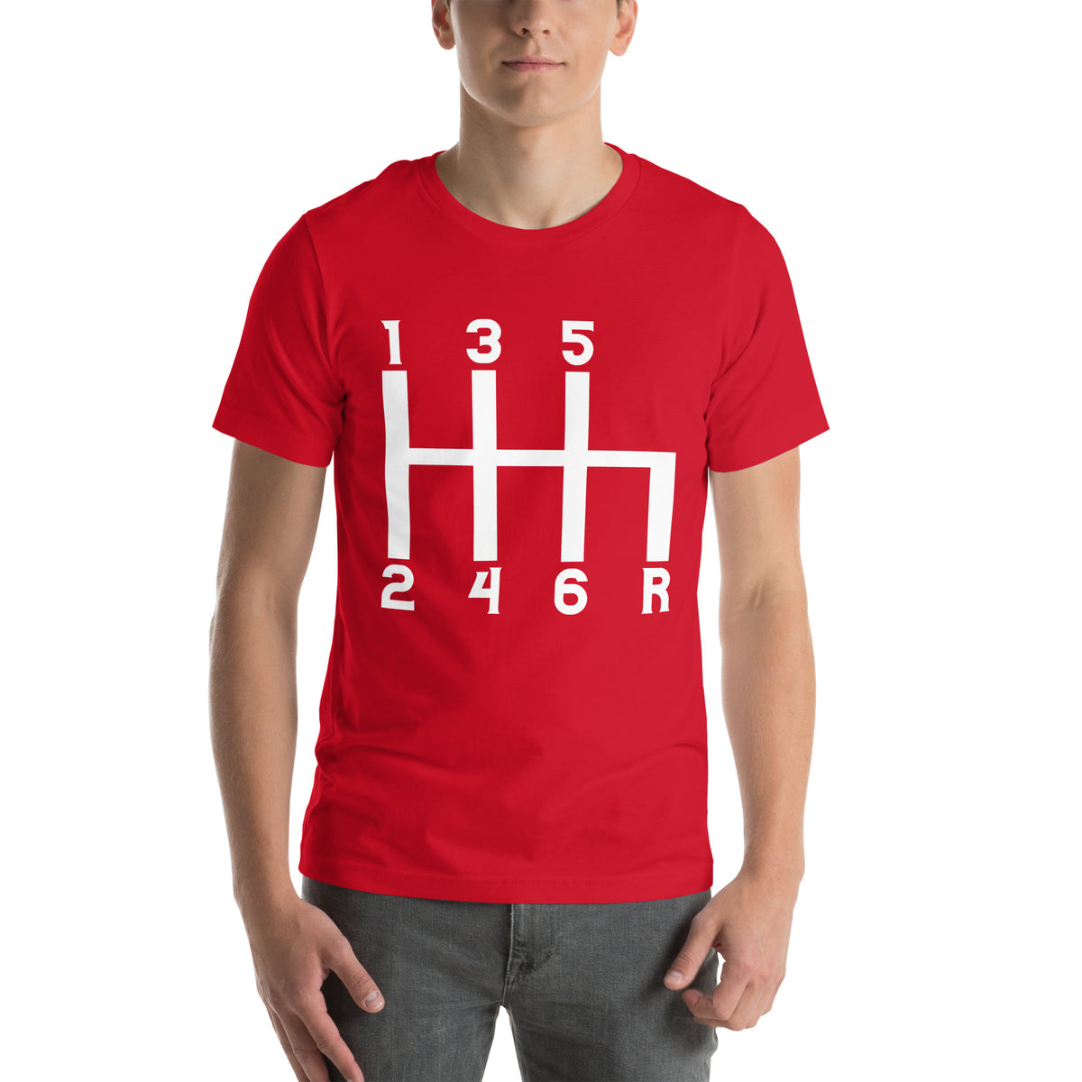 Gear Shift 1-3-5-2-4-6-R Unisex T-Shirt