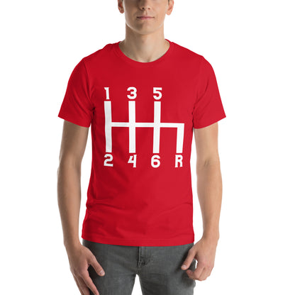 Gear Shift 1-3-5-2-4-6-R Unisex T-Shirt