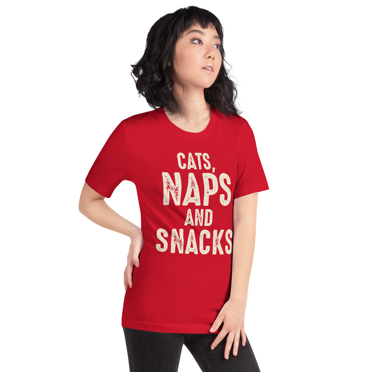 Cats, Naps and Snacks Unisex T-Shirt