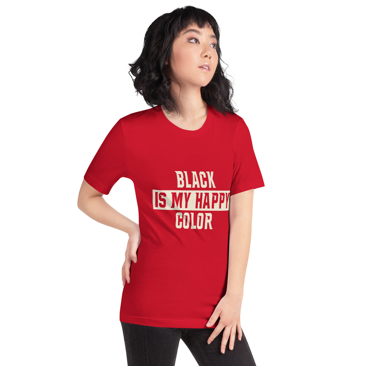 Black Is My Happy Color Unisex T-Shirt