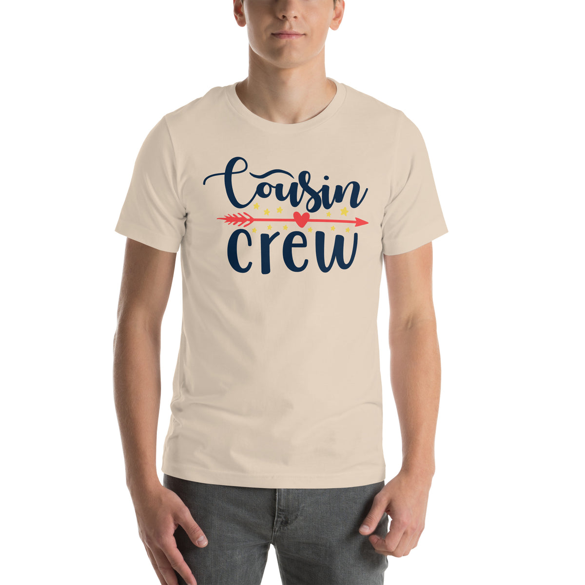 Cousin Crew Christmas – Arrow Script Unisex T-Shirt
