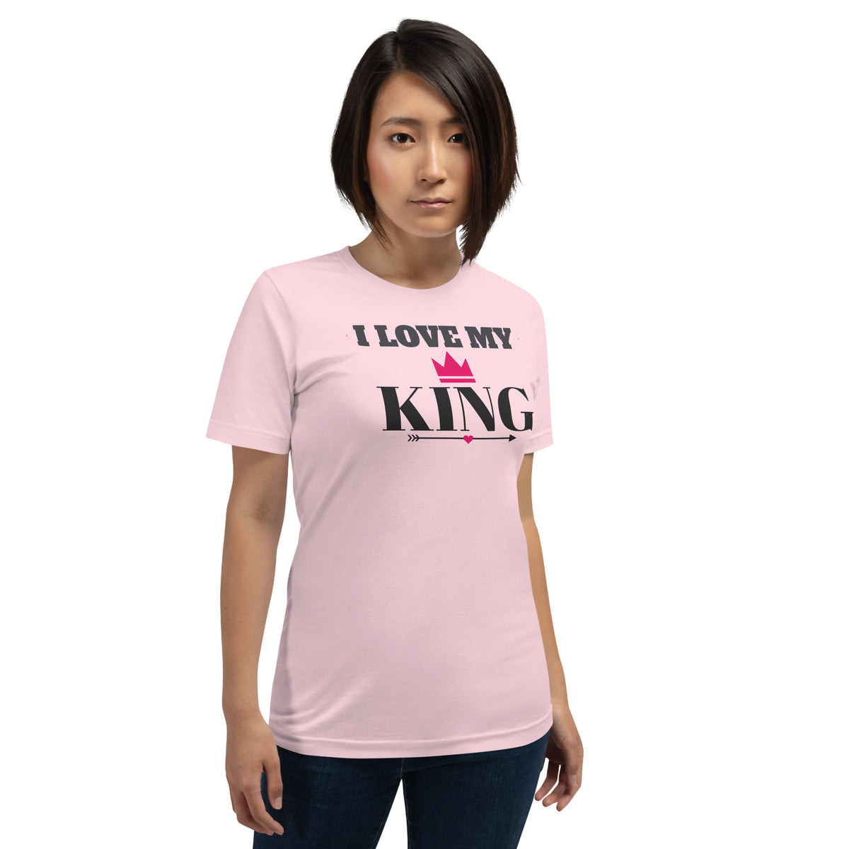 I Love My King Valentine's Day Unisex T-Shirt