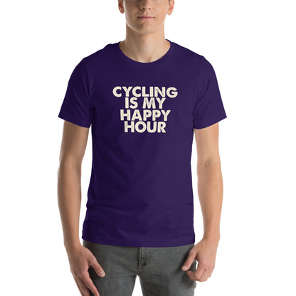 Cycling Is My Happy Hour Unisex T-Shirt