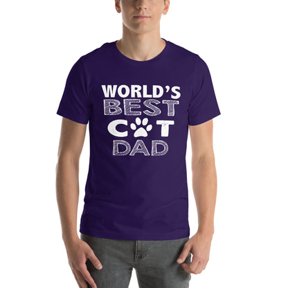 World's Best Cat Dad Unisex T-Shirt