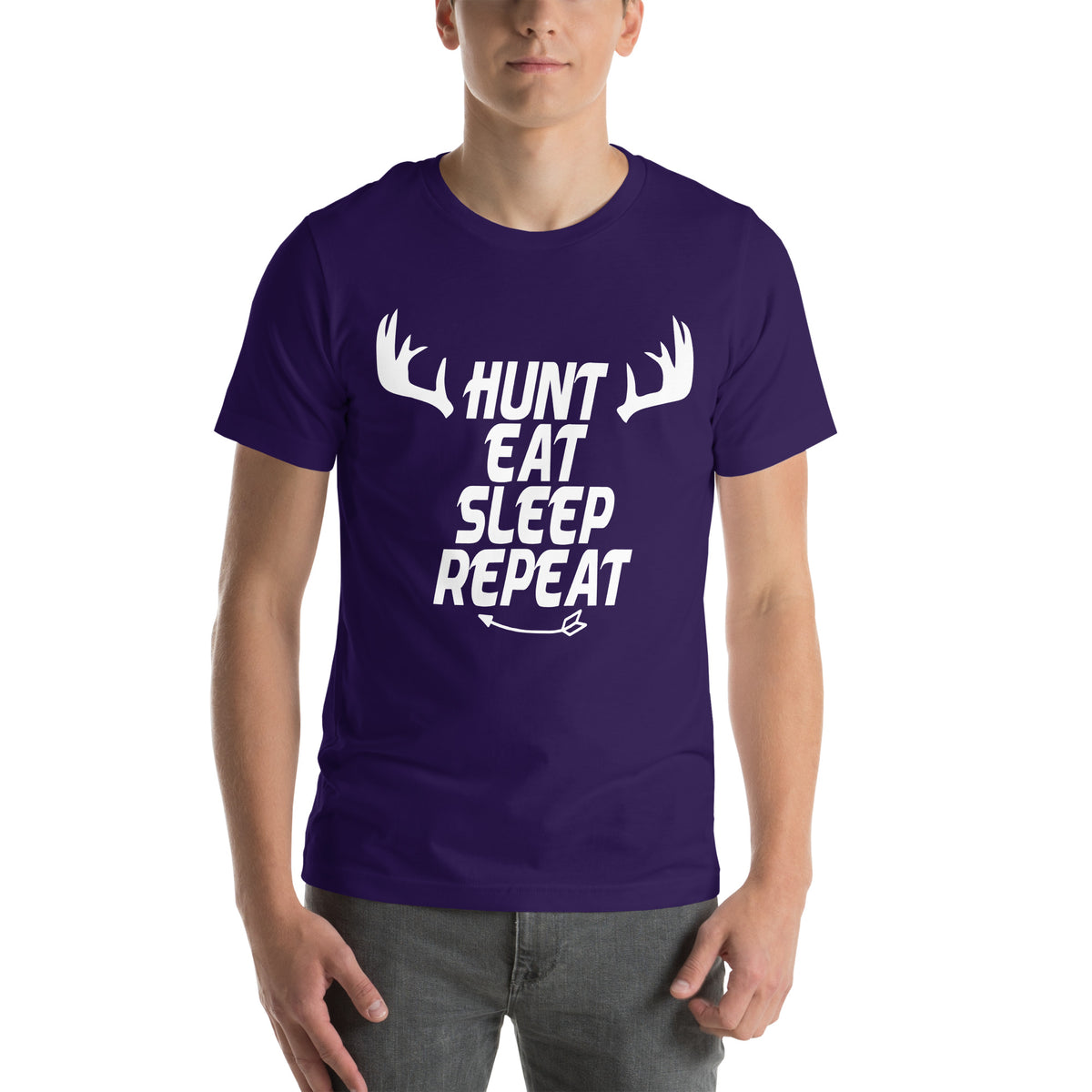 Hunt Eat Sleep Repeat Unisex T-Shirt
