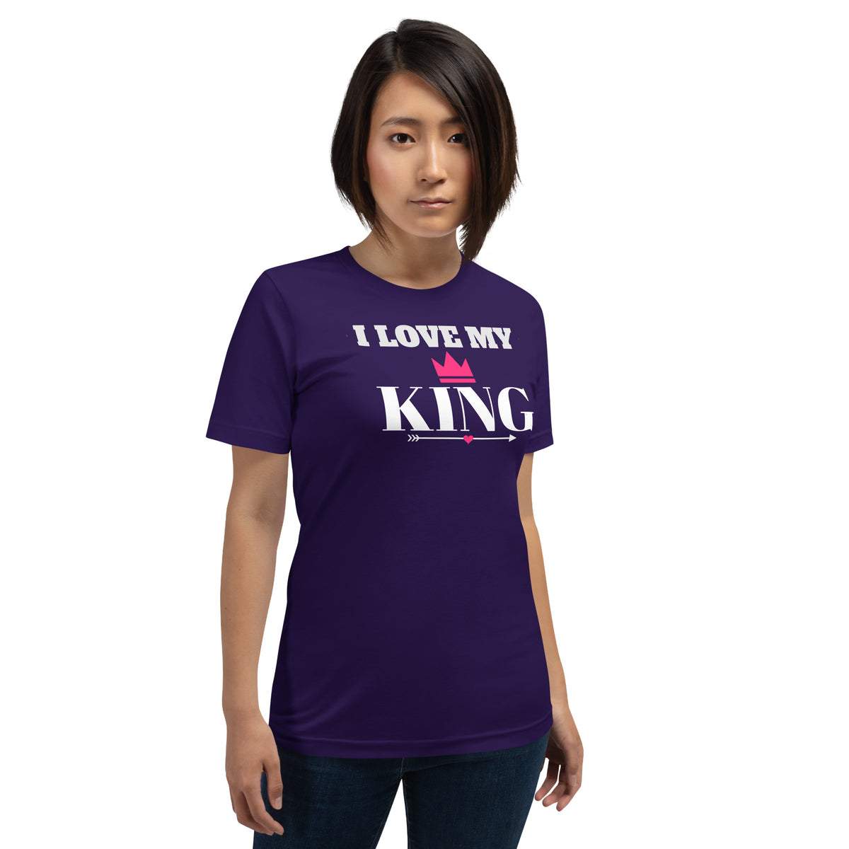 I Love My King Valentine's Day Unisex T-Shirt