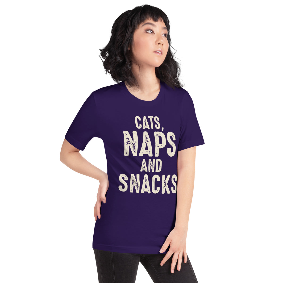 Cats, Naps and Snacks Unisex T-Shirt