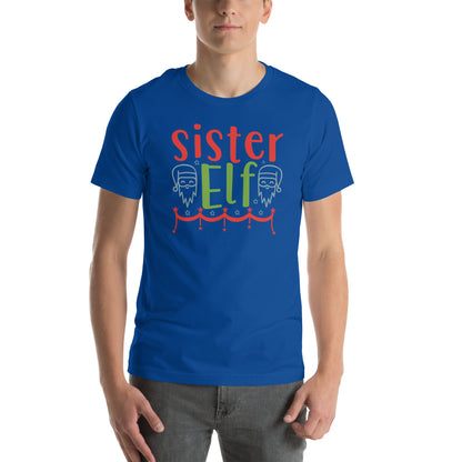 Sister Elf Christmas Unisex T-Shirt