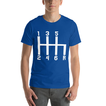 Gear Shift 1-3-5-2-4-6-R Unisex T-Shirt